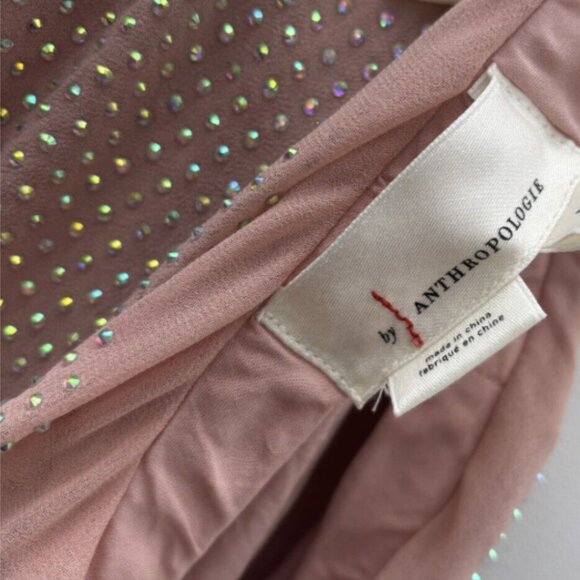 Brand New by Anthropologie Iridescent Rhinestone Midi Skirt - Picture 10 of 14